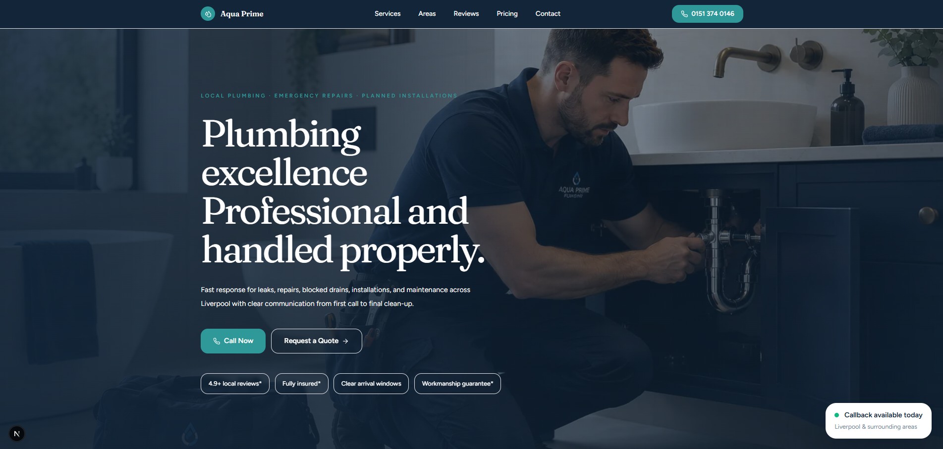 Plumbers Premium Trust template preview
